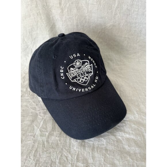 🌵4/$25 Vancouver 2010 Olympic Hat K Products USA Cap OSFA‎ Navy Blue Adjusts - Picture 1 of 5